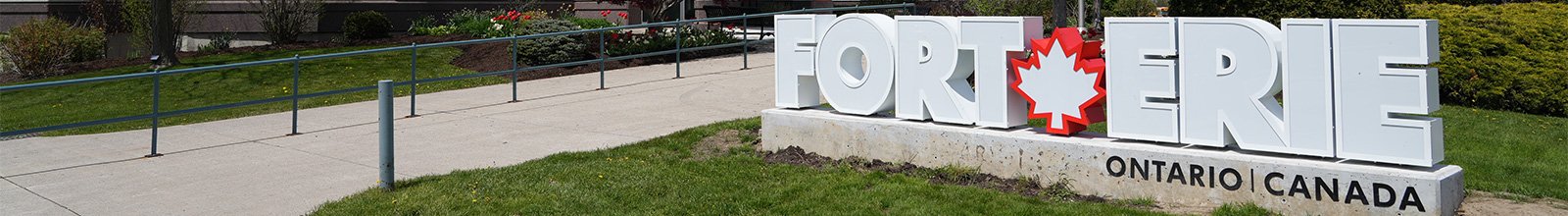 Sign located in front of Town Hall